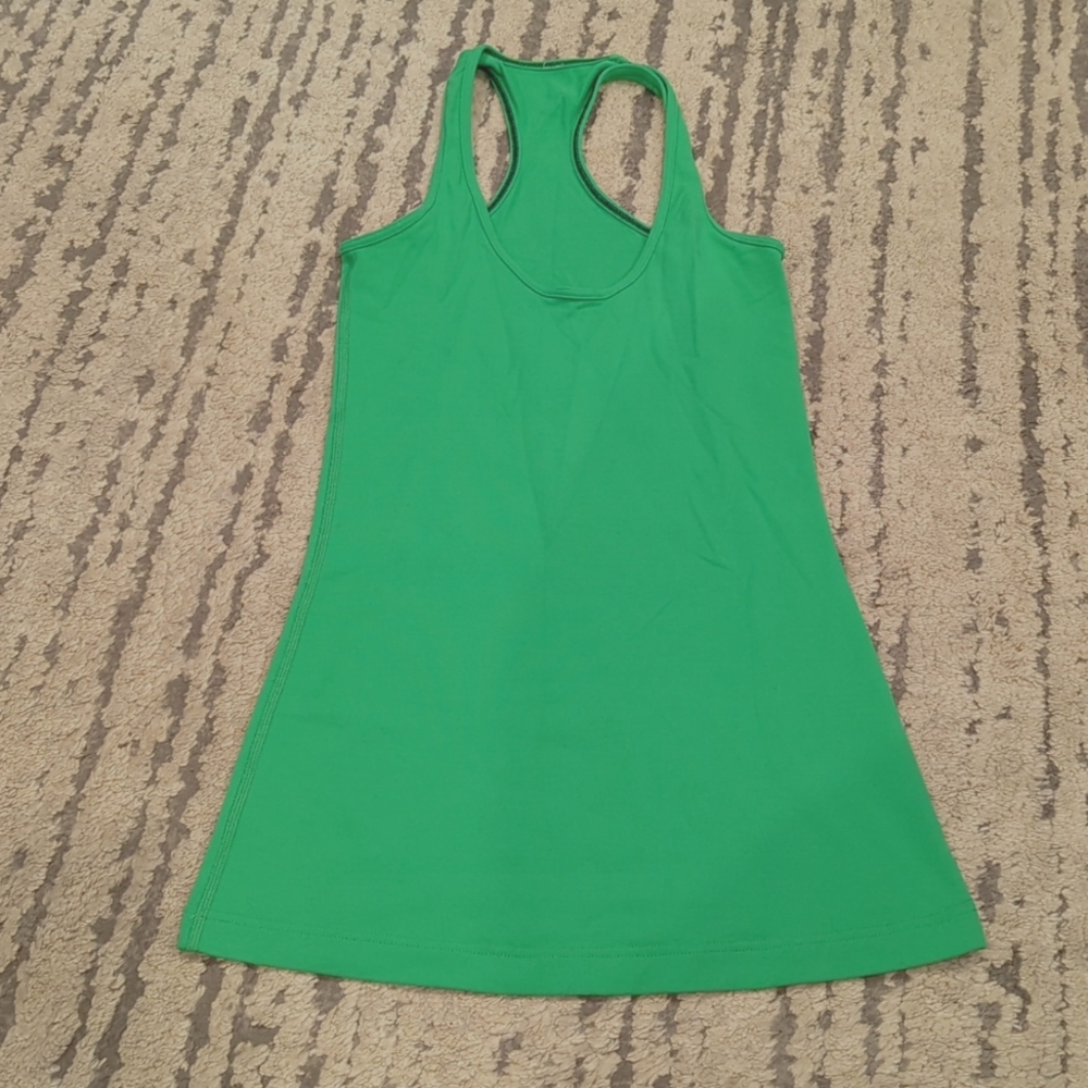 Lululemon Cool Racerback Green Bean like new - Picture 8 of 11